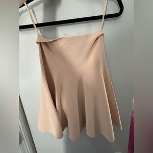 BCBGMaxAzria Pale Beige Circle Skirt